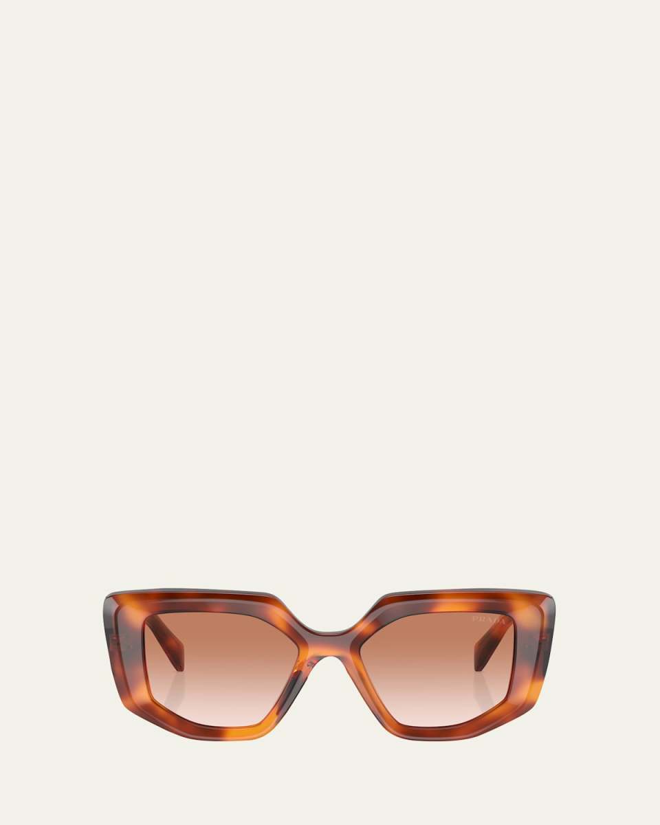 Logo Emblem Acetate Cat-Eye Sunglasses